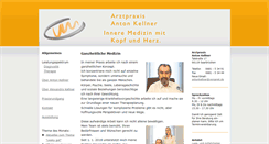 Desktop Screenshot of praxis-kellner.info